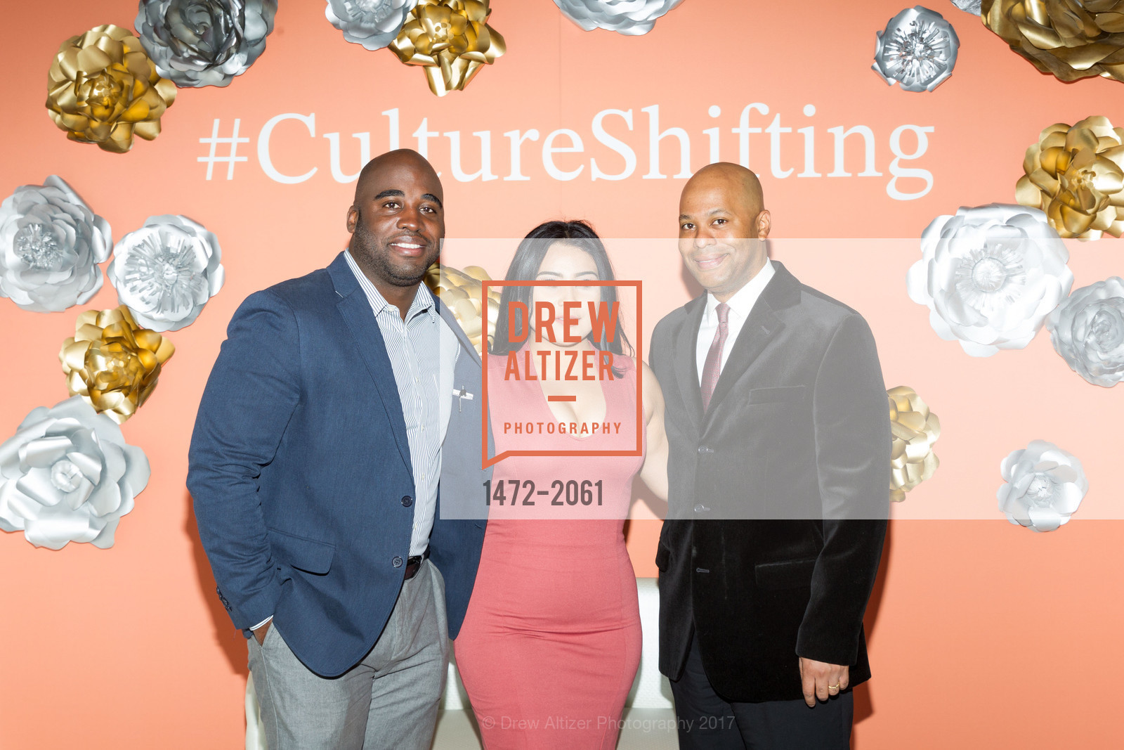 Captain Barrington Irving, Cynthia Erenas, Brennon Marcano, 3rd Annual Culture Shifting Weekend Awards Brunch, Rosewood Sand Hill. 2825 Sand Hill Road, April 23rd, 2017, Photo #1472-2061 Captain Barrington Irving, Cynthia Erenas, Brennon Marcano, Photo #1472-2061