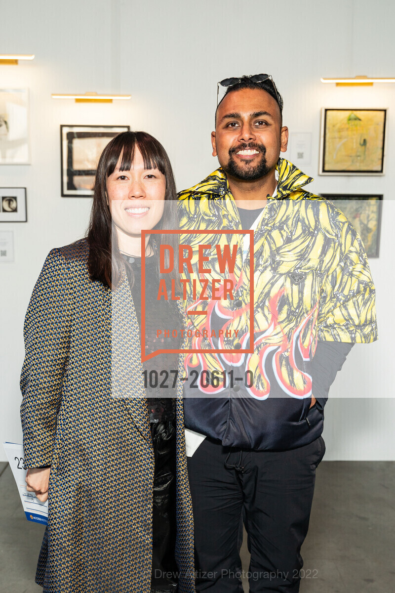 Christine Lin, Ankur Pansari, Spectrum Gala and Art Auction, Pier 27. Embarcadero, March 10th, 2022, Photo #1027-20611-0 Christine Lin, Ankur Pansari, Photo #1027-20611-0