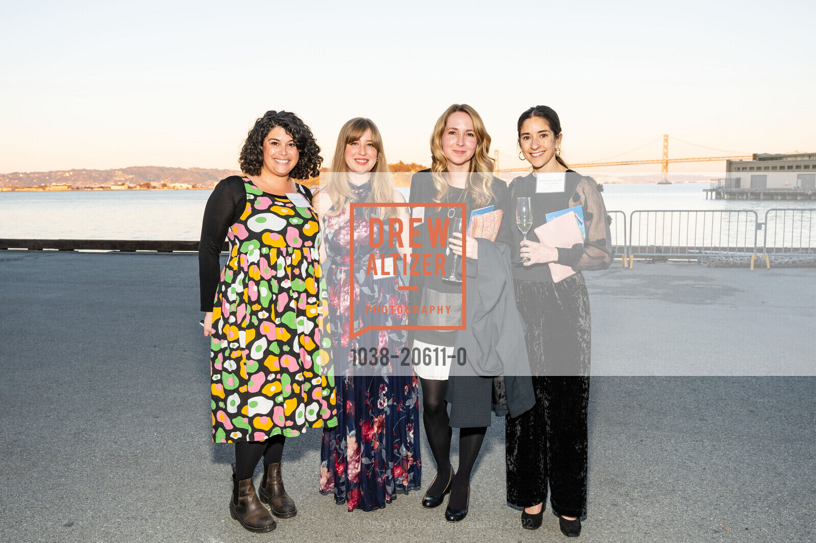 Emily Aviles, Laura Rivera Rodriguez, Megan van Vlack, Mia Ritzenberg-Crary, Spectrum Gala and Art Auction, Pier 27. Embarcadero, March 10th, 2022, Photo #1038-20611-0 Emily Aviles, Laura Rivera Rodriguez, Megan van Vlack, Mia Ritzenberg-Crary, Photo #1038-20611-0