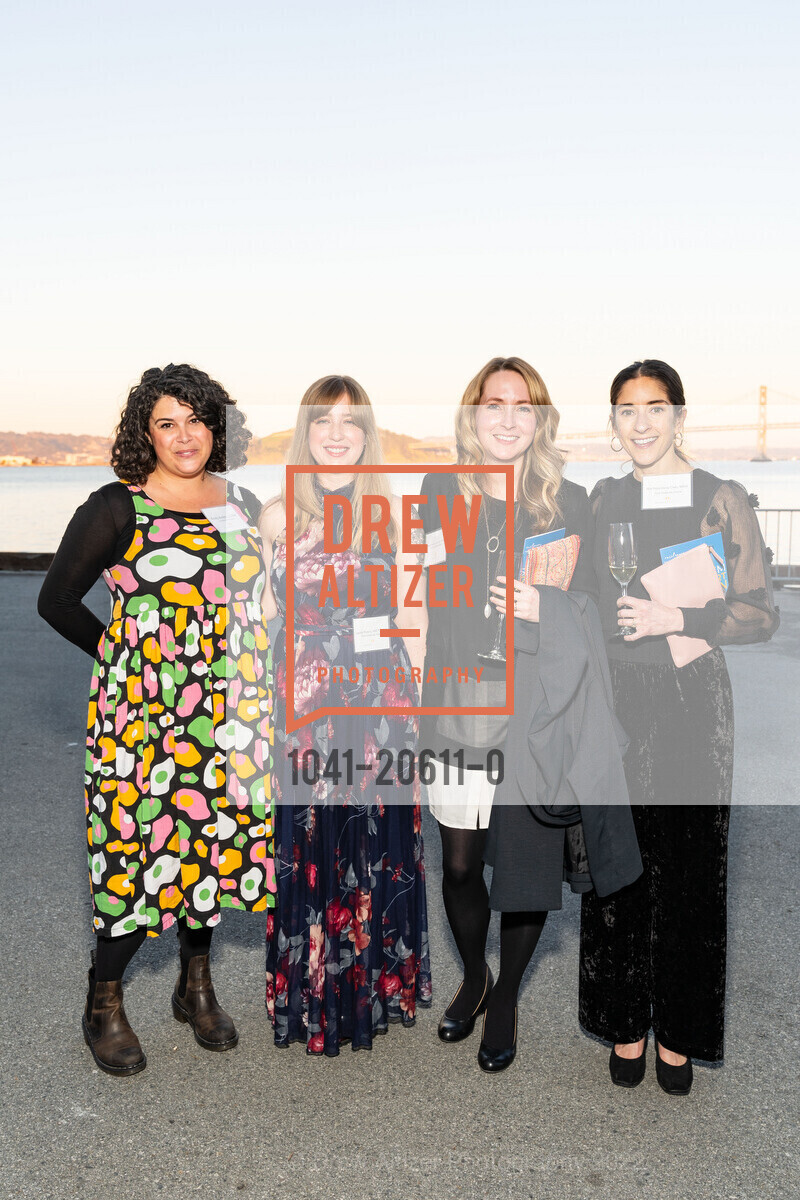 Emily Aviles, Laura Rivera Rodriguez, Megan van Vlack, Mia Ritzenberg-Crary, Spectrum Gala and Art Auction, Pier 27. Embarcadero, March 10th, 2022, Photo #1041-20611-0 Emily Aviles, Laura Rivera Rodriguez, Megan van Vlack, Mia Ritzenberg-Crary, Photo #1041-20611-0