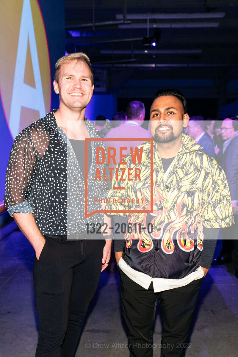 Corey Anderson, Ankur Pansari, Spectrum Gala and Art Auction, Pier 27. Embarcadero, March 10th, 2022, Photo #1322-20611-0 Corey Anderson, Ankur Pansari, Photo #1322-20611-0