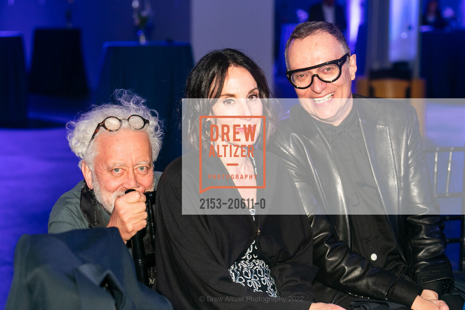 Michael Lieberman, Deborah Bishop, Scott Goble, Spectrum Gala and Art Auction, Pier 27. Embarcadero, March 10th, 2022, Photo #2153-20611-0 Michael Lieberman, Deborah Bishop, Scott Goble, Photo #2153-20611-0