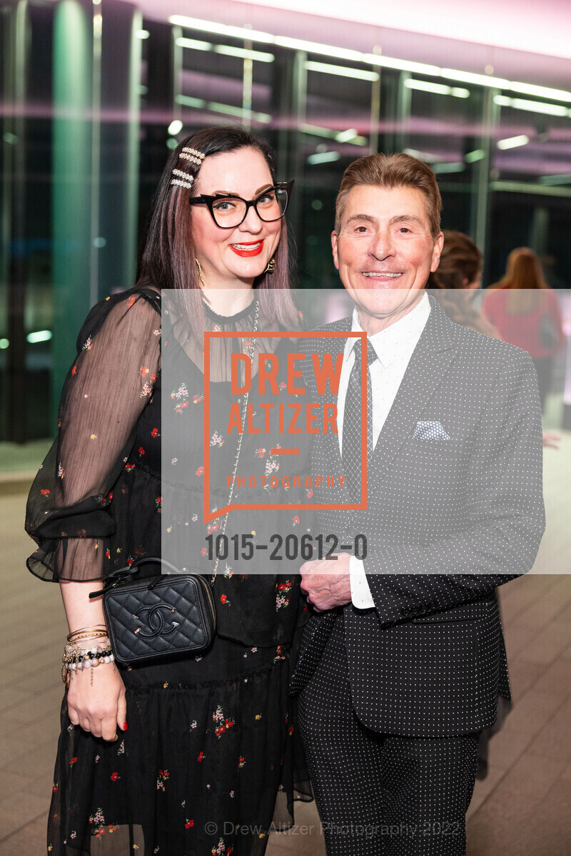 Irina Matijas, Robert Beadle, FAMSF hosts Donor Reception: Alice Neel, de Young Museum. 50 Hagiwara Tea Garden Dr, March 9th, 2022, Photo #1015-20612-0 Irina Matijas, Robert Beadle, Photo #1015-20612-0
