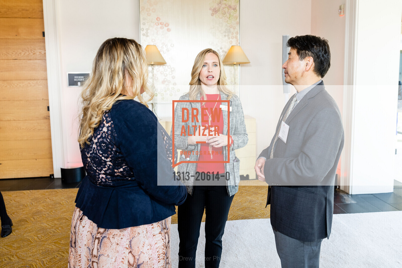 Nickki Reeves, Laura Steinfeldt, Sean Wu, American Heart Association's Research Roundtable, Rosewood Sand Hill. 2825 Sand Hill Rd, March 11th, 2022, Photo #1313-20614-0 Nickki Reeves, Laura Steinfeldt, Sean Wu, Photo #1313-20614-0