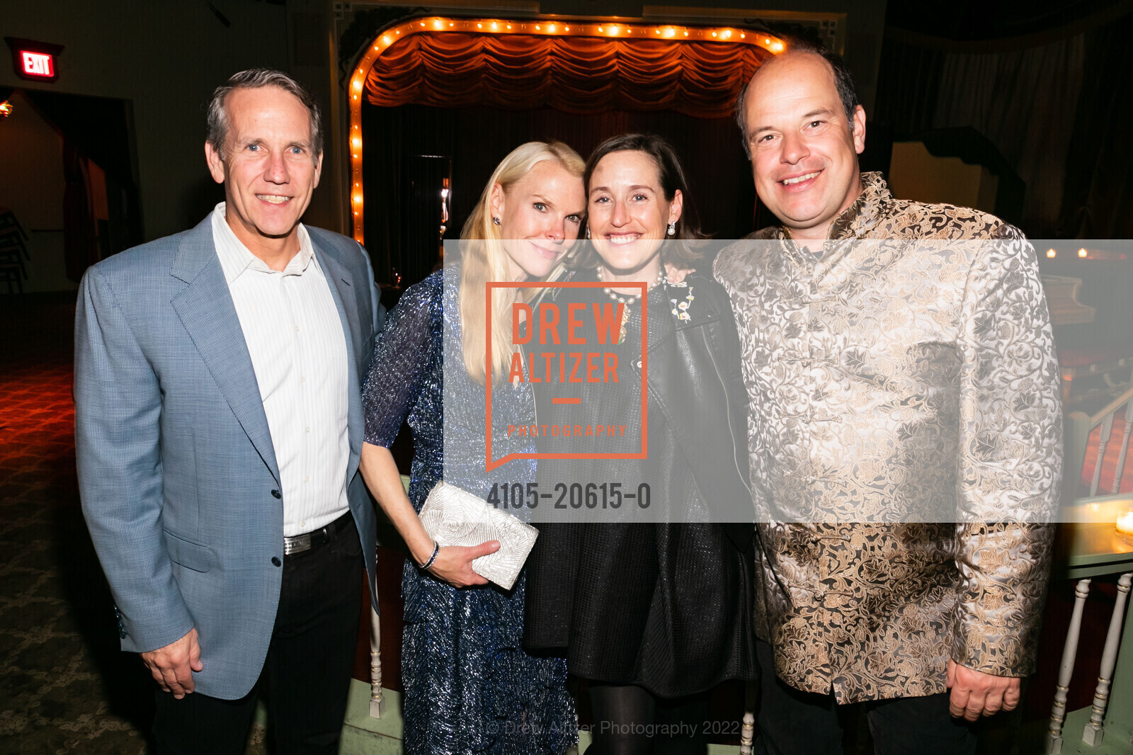 Jim Froeb, Linle Froeb, Patrice Lovato, Walter Lovato, Nadir Shaikh's 50th, Speakeasy SF. 644 Broadway, March 12th, 2022, Photo #4105-20615-0 Jim Froeb, Linle Froeb, Patrice Lovato, Walter Lovato, Photo #4105-20615-0
