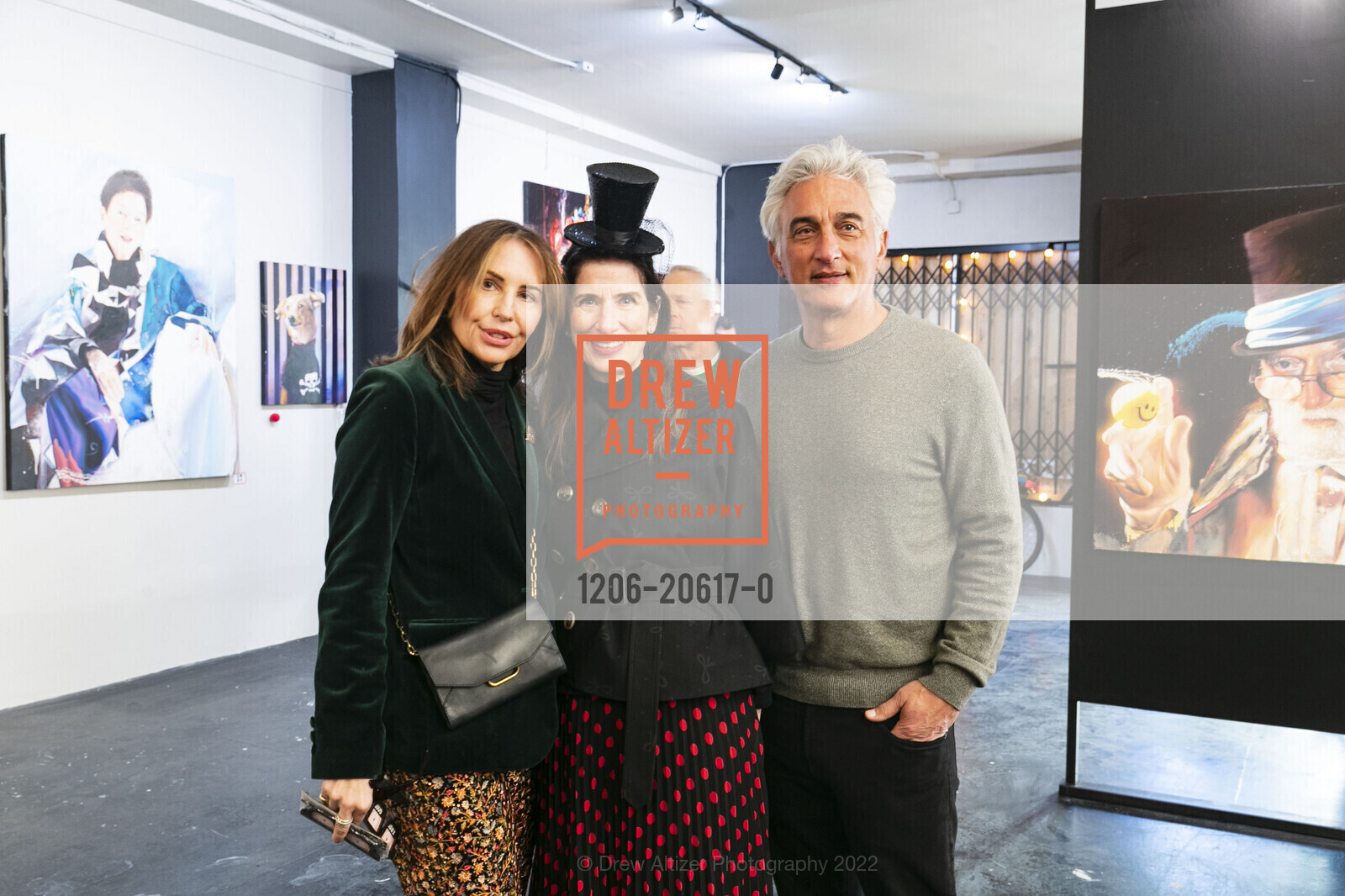 Natasha Boas, Valerie Wade, John Boas, Michael Brennan Art Exhibition, Michael Brennan. 1117 Market S, March 17th, 2022, Photo #1206-20617-0 Natasha Boas, Valerie Wade, John Boas, Photo #1206-20617-0