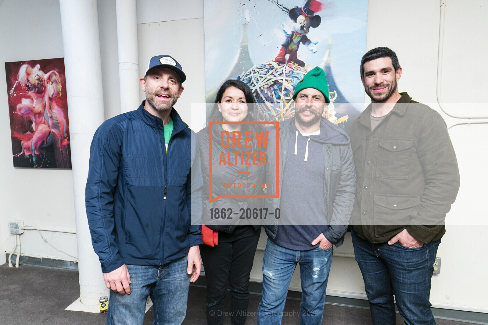 Ben Bleiman, Christina Velasco, Mark DeVito, Matt Quintero, Michael Brennan Art Exhibition, Michael Brennan. 1117 Market S, March 17th, 2022, Photo #1862-20617-0 Ben Bleiman, Christina Velasco, Mark DeVito, Matt Quintero, Photo #1862-20617-0