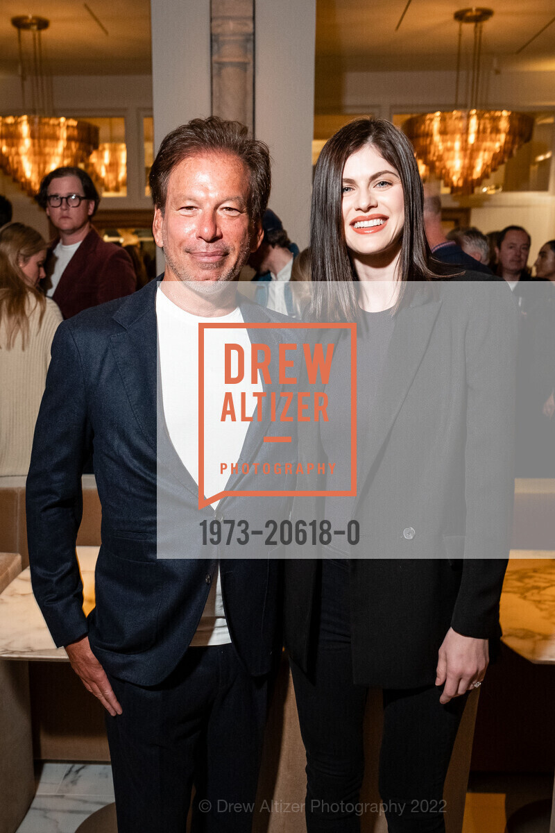Gary Friedman, Alexandra Daddario, RH San Francisco VIP Event, Restoration Hardware. 590 20th Street, March 17th, 2022, Photo #1973-20618-0 Gary Friedman, Alexandra Daddario, Photo #1973-20618-0