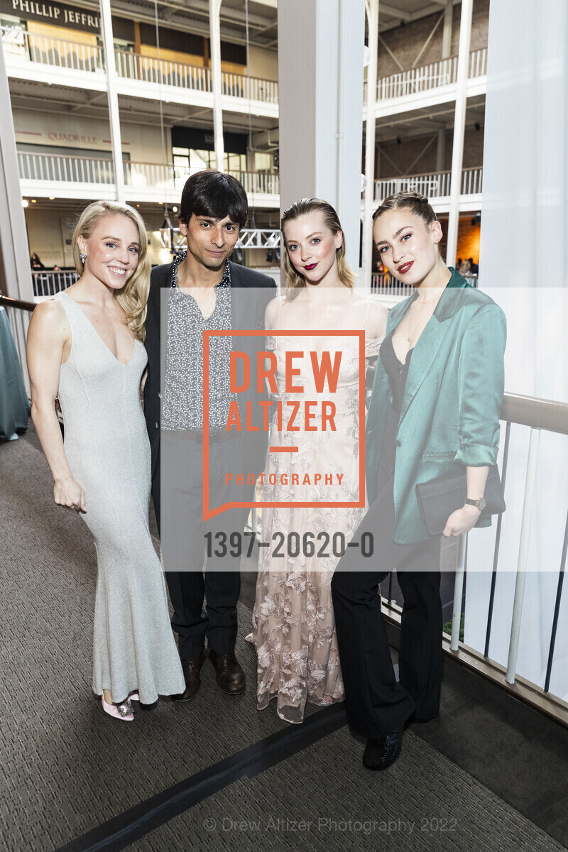 Lauren Pschirrer, Stephano Candreva, Cassidy Isaacson, Brennan Wall, Smuin Ballet's Annual Gala, The Galleria. 101 Henry Adams St, March 20th, 2022, Photo #1397-20620-0 Lauren Pschirrer, Stephano Candreva, Cassidy Isaacson, Brennan Wall, Photo #1397-20620-0
