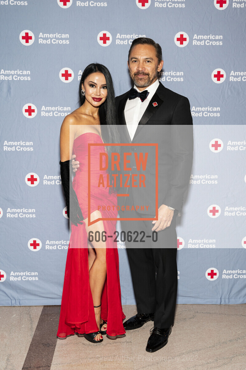 Zamira Powers, Ezra Garrett, Red Cross hosts Heroes Unmasqued 2022, SF City Hall. 1 Dr Carlton B Goodlett Pl, March 19th, 2022, Photo #606-20622-0 Zamira Powers, Ezra Garrett, Photo #606-20622-0