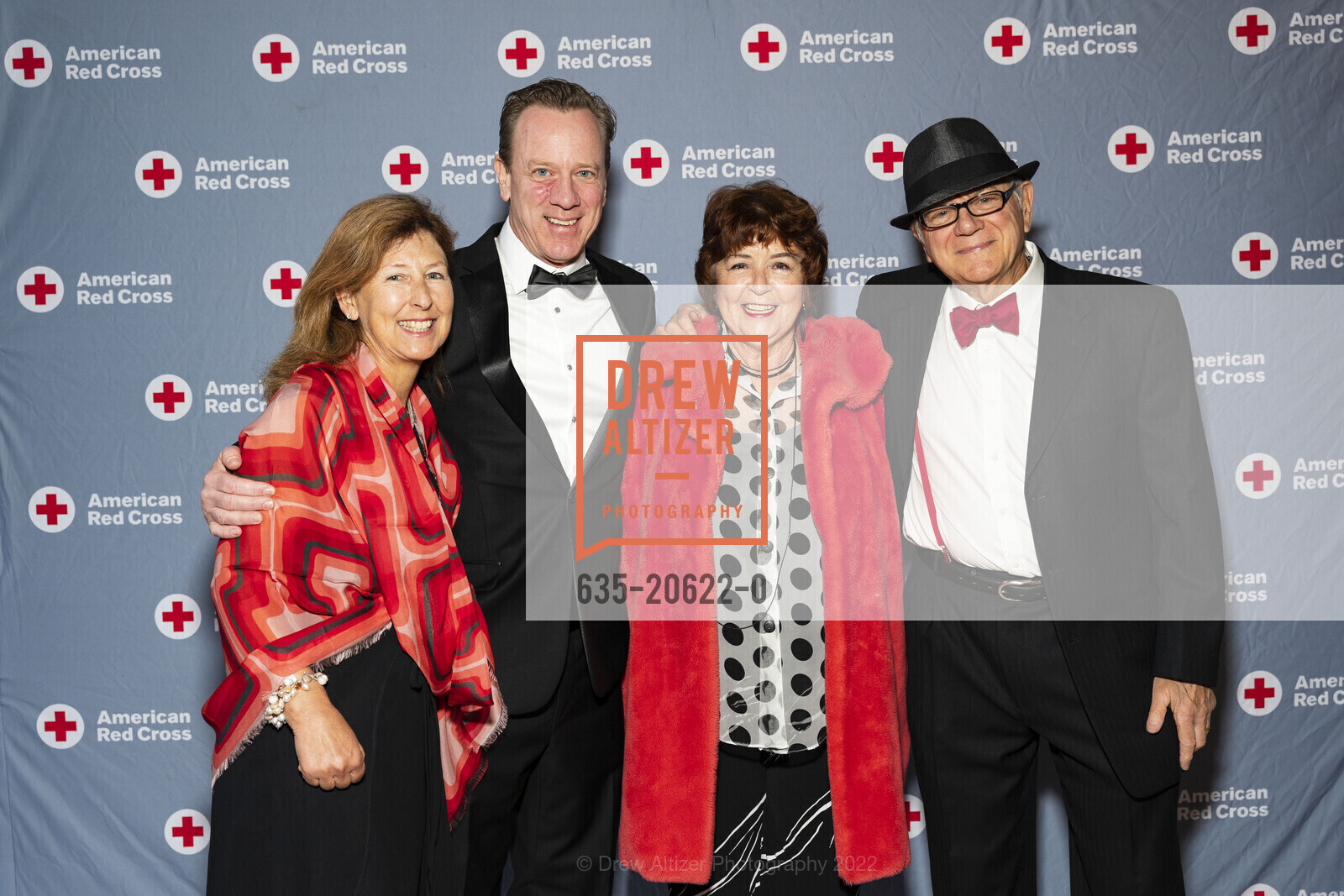 Nancy Scanlon, Ken Dupee, Sandra Stamper, David Kendall, Red Cross hosts Heroes Unmasqued 2022, SF City Hall. 1 Dr Carlton B Goodlett Pl, March 19th, 2022, Photo #635-20622-0 Nancy Scanlon, Ken Dupee, Sandra Stamper, David Kendall, Photo #635-20622-0