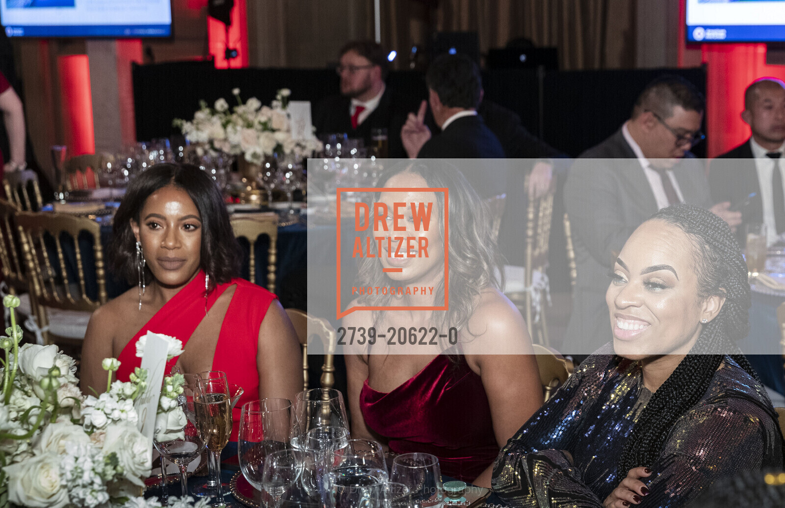 Misty Gaither, Nichole Jordan, Lauren Peebles, Red Cross hosts Heroes Unmasqued 2022, SF City Hall. 1 Dr Carlton B Goodlett Pl, Photo #2739-20622-0 Misty Gaither, Nichole Jordan, Lauren Peebles, Photo #2739-20622-0