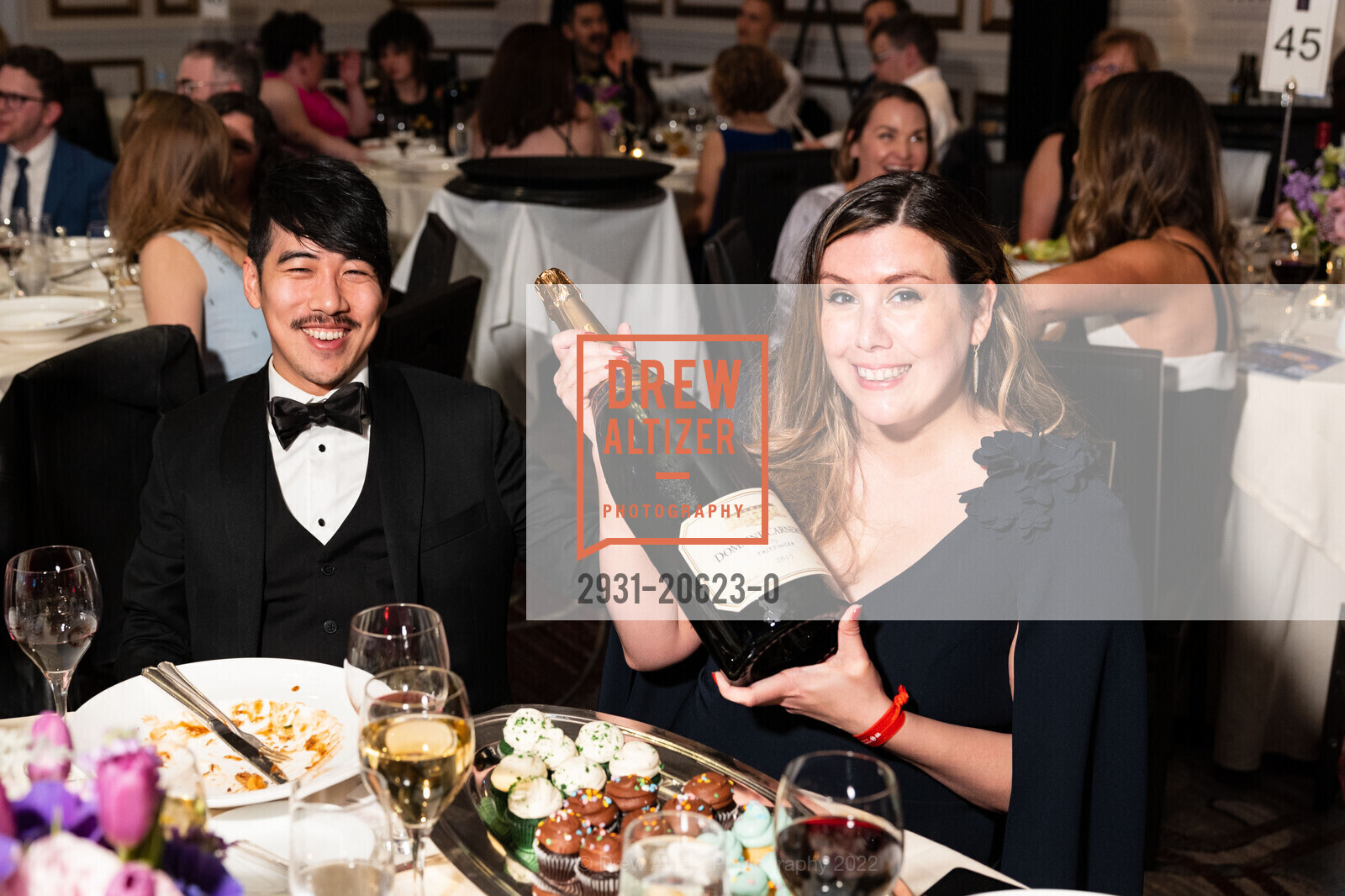 Adrian Duong, Katie Aspell, Dress for Success San Francisco's Casino Royale Gala, Palace Hotel. 2 New Montgomery St, March 18th, 2022, Photo #2931-20623-0 Adrian Duong, Katie Aspell, Photo #2931-20623-0