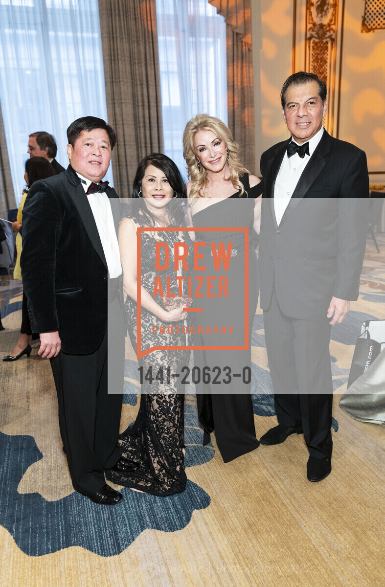 David Seto, Sharon Seto, Deborah Rocha, Steven Rocha, Dress for Success San Francisco's Casino Royale Gala, Palace Hotel. 2 New Montgomery St, March 18th, 2022, Photo #1441-20623-0 David Seto, Sharon Seto, Deborah Rocha, Steven Rocha, Photo #1441-20623-0