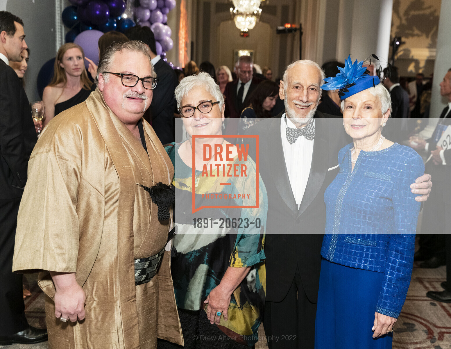 Paul Gamba, Denise Bottarini, John Sampson, Sharon Litsky, Dress for Success San Francisco's Casino Royale Gala, Palace Hotel. 2 New Montgomery St, March 18th, 2022, Photo #1891-20623-0 Paul Gamba, Denise Bottarini, John Sampson, Sharon Litsky, Photo #1891-20623-0