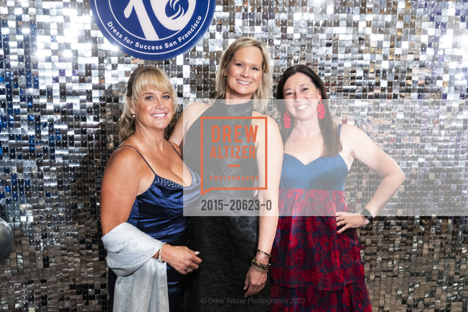 Chris Dobler, Susan Dahl, Jennifer Bowcok, Dress for Success San Francisco's Casino Royale Gala, Palace Hotel. 2 New Montgomery St, March 18th, 2022, Photo #2015-20623-0 Chris Dobler, Susan Dahl, Jennifer Bowcok, Photo #2015-20623-0