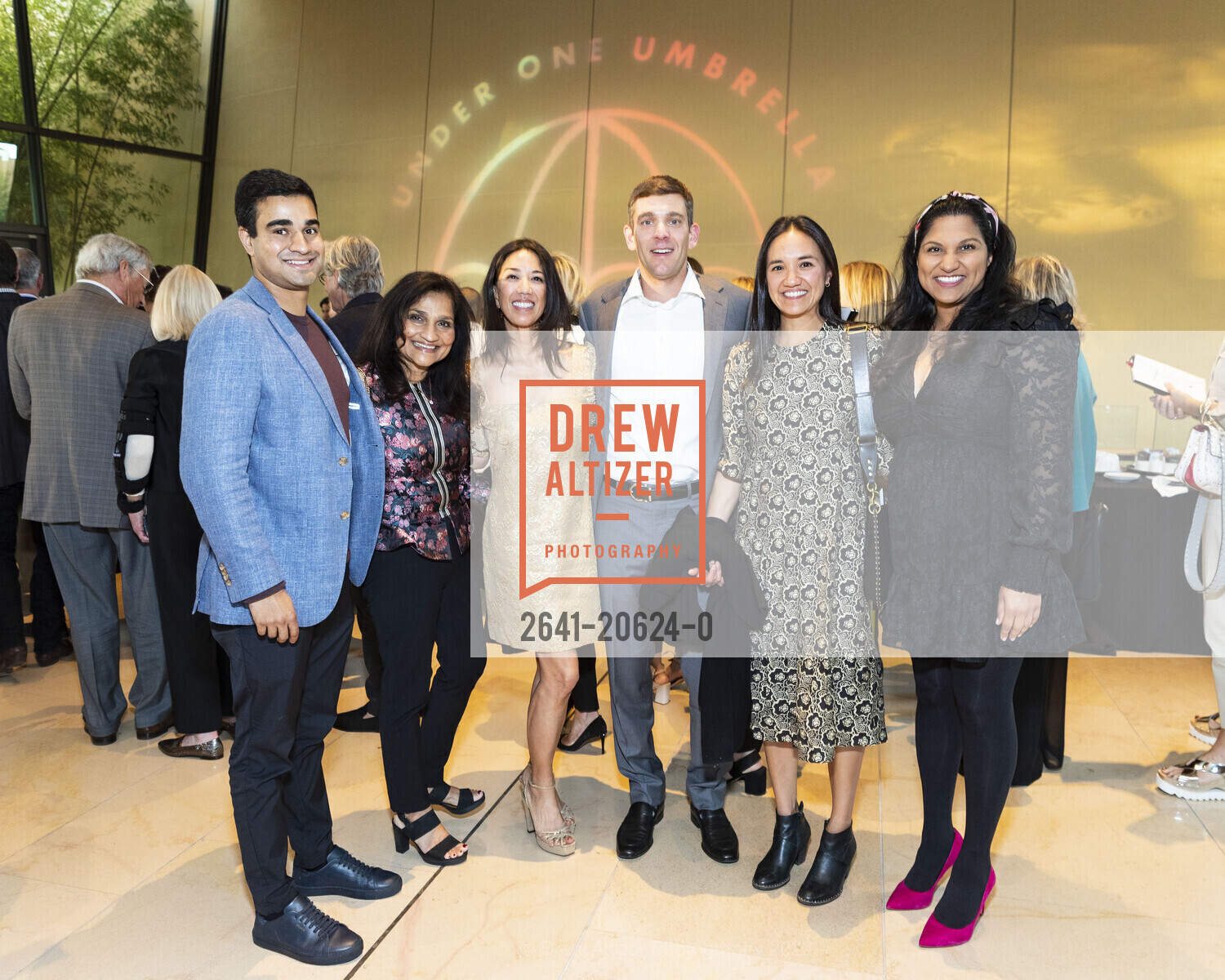 Ajay Shah, Chitra Shah, Judy Zafran, Jeff Westsmith, Britten Westsmith, Nina Vasan, Under One Umbrella, Bing Concert Hall, Stanford University. 327 Lasuen Street, March 21st, 2022, Photo #2641-20624-0 Ajay Shah, Chitra Shah, Judy Zafran, Jeff Westsmith, Britten Westsmith, Nina Vasan, Photo #2641-20624-0