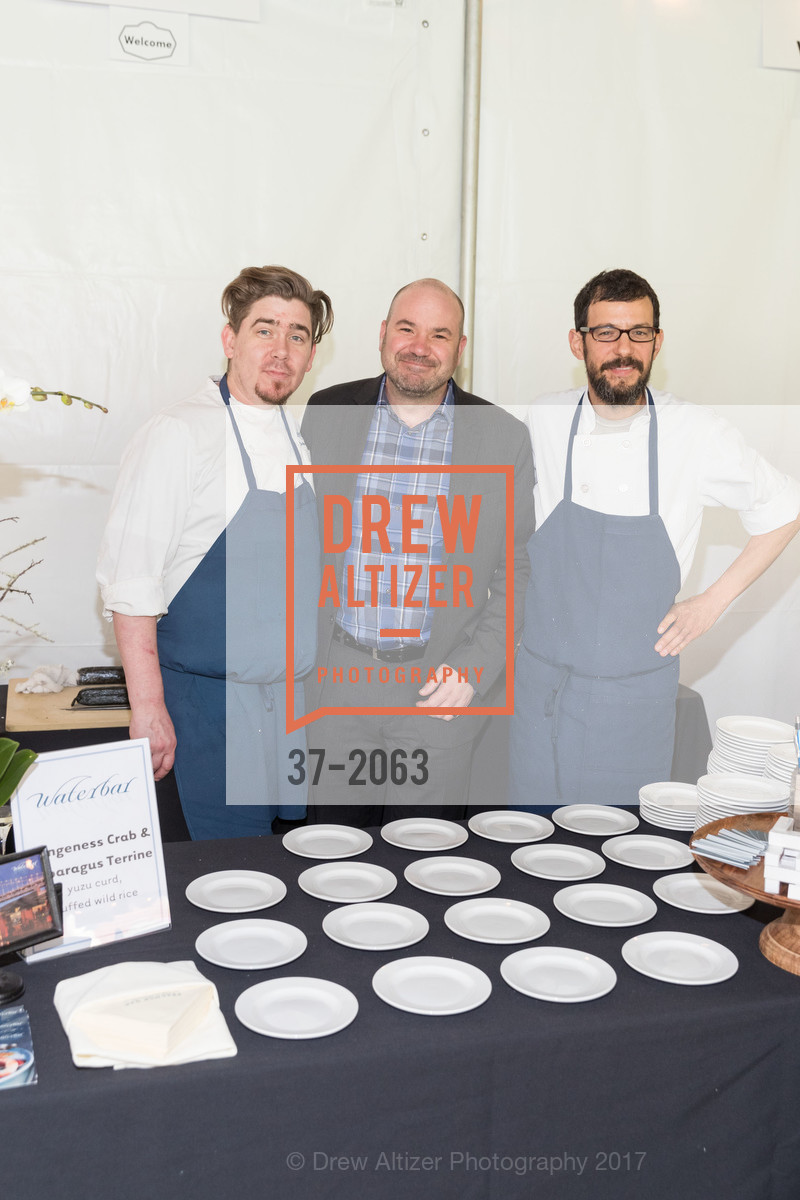 Justin Baade, Shandel Storey, Derrick Hyman, Great Chefs and Wineries, Peacock Gap, April 22nd, 2017, Photo #37-2063 Justin Baade, Shandel Storey, Derrick Hyman, Photo #37-2063