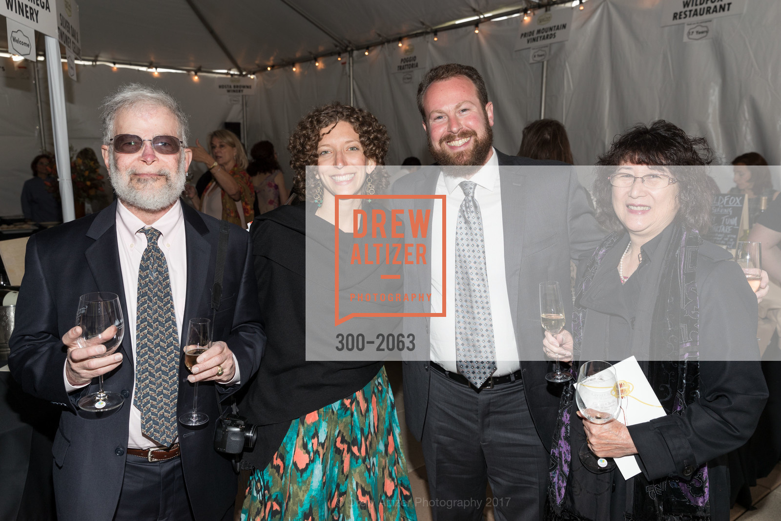 Jeff Saul, Samantha Goldman, Avi Zellman, Lily Eng, Great Chefs and Wineries, Peacock Gap, April 22nd, 2017, Photo #300-2063 Jeff Saul, Samantha Goldman, Avi Zellman, Lily Eng, Photo #300-2063
