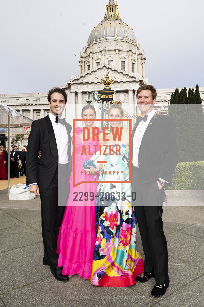 Arturo Pacifico Griffini, Sophia Pacifico Griffini, Ilana Stern, Jeff Engles, San Francisco Ballet 2022 Season Gala, War Memorial Opera House. 301 Van Ness Ave, March 24th, 2022, Photo #2299-20633-0 Arturo Pacifico Griffini, Sophia Pacifico Griffini, Ilana Stern, Jeff Engles, Photo #2299-20633-0