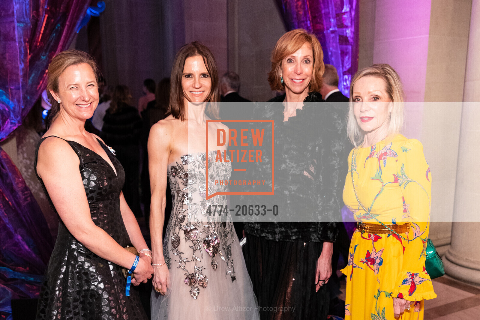 Erica Pearson, Anne Marie Peterson, Nancy Kukacka, Barbara Brown, San Francisco Ballet 2022 Season Gala, War Memorial Opera House. 301 Van Ness Ave, Photo #4774-20633-0 Erica Pearson, Anne Marie Peterson, Nancy Kukacka, Barbara Brown, Photo #4774-20633-0