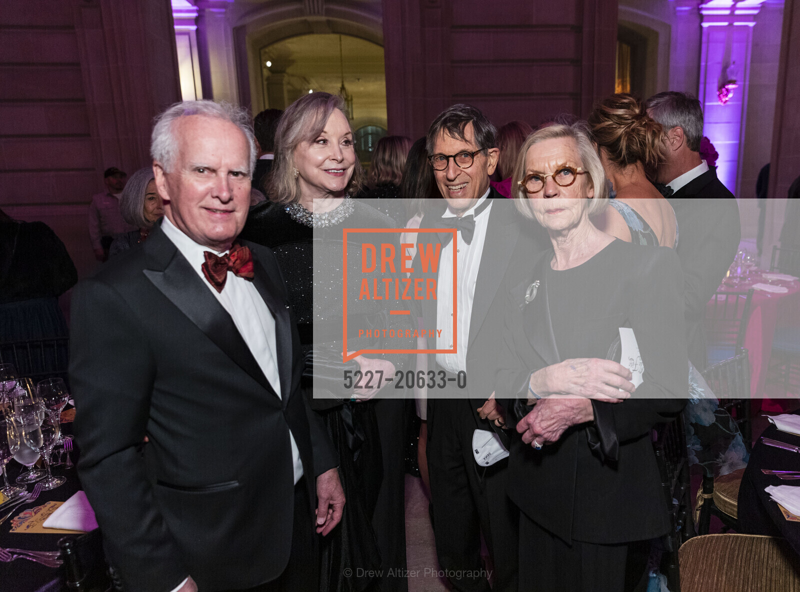 Helgi Tomasson, Shelby Gans, Fred Gans, Barbro Osher, San Francisco Ballet 2022 Season Gala, War Memorial Opera House. 301 Van Ness Ave, Photo #5227-20633-0 Helgi Tomasson, Shelby Gans, Fred Gans, Barbro Osher, Photo #5227-20633-0