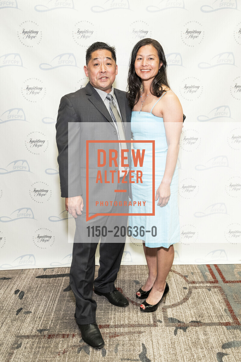 Keith Onishi, Patricia Yuen, SF Firefighter's Cancer Prevention Igniting Hope Gala 2022, Palace Hotel. 2 New Montgomery, March 26th, 2022, Photo #1150-20636-0 Keith Onishi, Patricia Yuen, Photo #1150-20636-0
