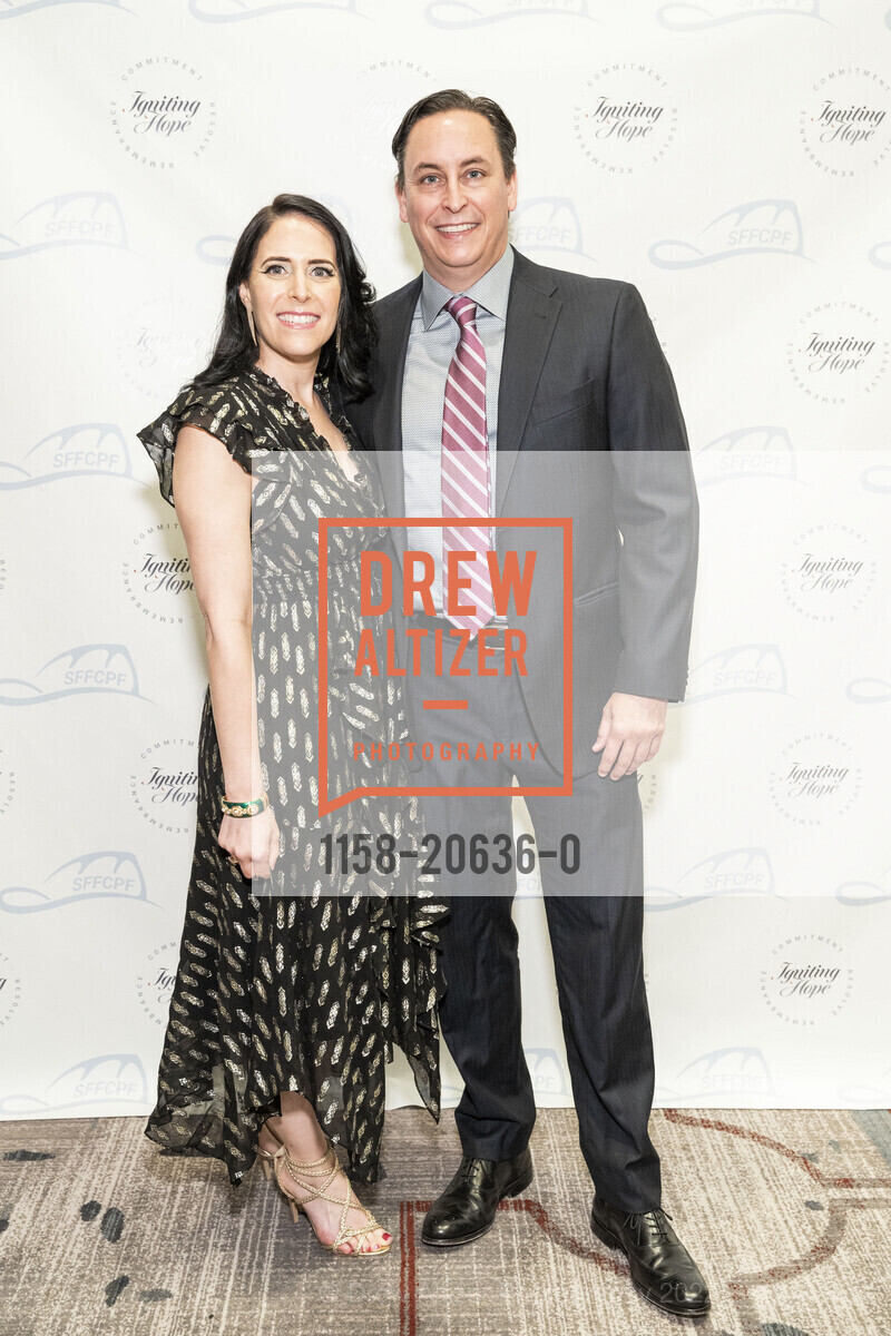 Kim Harran, Steve Silvestri, SF Firefighter's Cancer Prevention Igniting Hope Gala 2022, Palace Hotel. 2 New Montgomery, March 26th, 2022, Photo #1158-20636-0 Kim Harran, Steve Silvestri, Photo #1158-20636-0