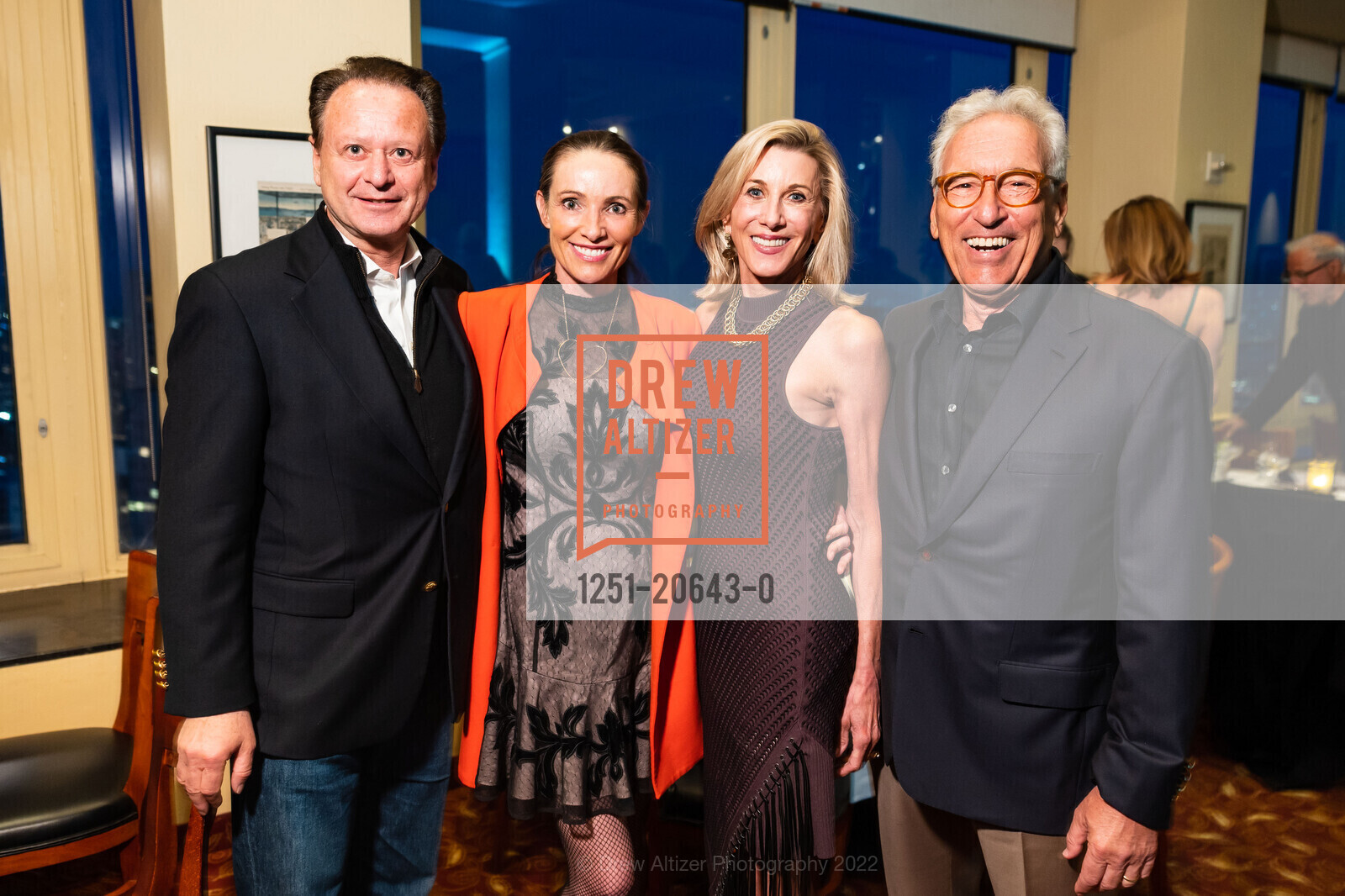Daniel Laury, Anne Laury, Joan Stracquadanio, Tony Stracquadanio, The City & County of SF presents Top of the 'Marc' Event, InterContinental Mark Hopkins San Francisco. 999 California St, March 30th, 2022, Photo #1251-20643-0 Daniel Laury, Anne Laury, Joan Stracquadanio, Tony Stracquadanio, Photo #1251-20643-0