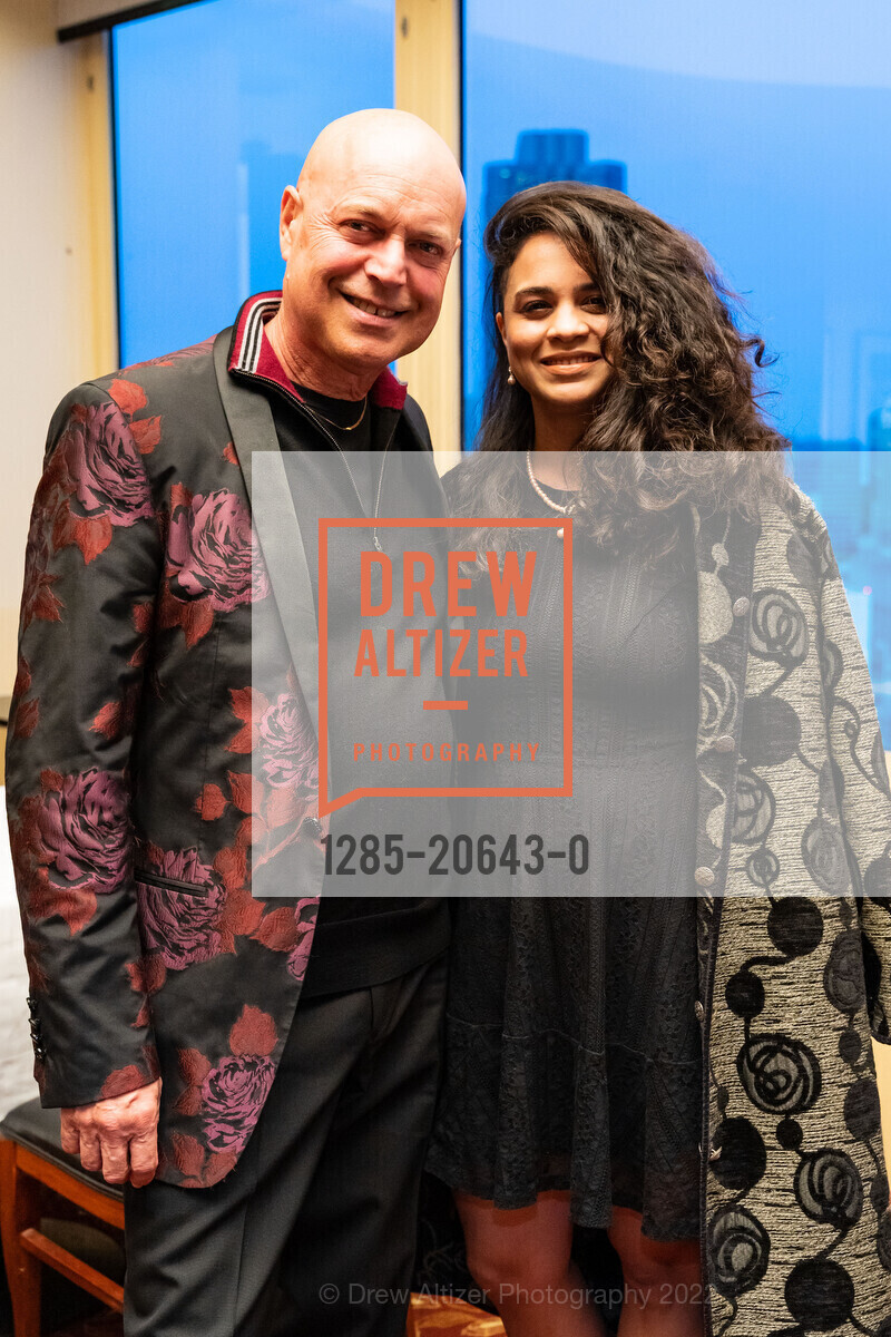 Freddy Clarke, Samah Damanhoori, The City & County of SF presents Top of the 'Marc' Event, InterContinental Mark Hopkins San Francisco. 999 California St, March 30th, 2022, Photo #1285-20643-0 Freddy Clarke, Samah Damanhoori, Photo #1285-20643-0