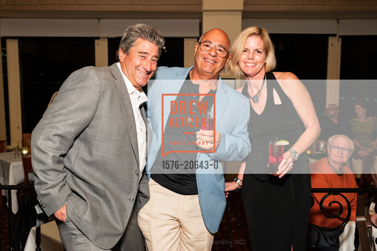 Blake Andros, Gary Cohen, Linda Andros, The City & County of SF presents Top of the 'Marc' Event, InterContinental Mark Hopkins San Francisco. 999 California St, March 30th, 2022, Photo #1576-20643-0 Blake Andros, Gary Cohen, Linda Andros, Photo #1576-20643-0