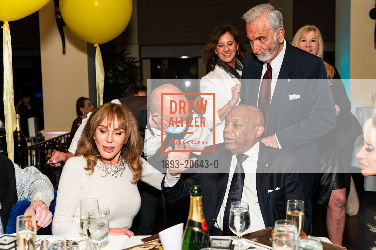 Athena O'Keefe, Willie Brown, Art Agnos, The City & County of SF presents Top of the 'Marc' Event, InterContinental Mark Hopkins San Francisco. 999 California St, March 30th, 2022, Photo #1893-20643-0 Athena O'Keefe, Willie Brown, Art Agnos, Photo #1893-20643-0