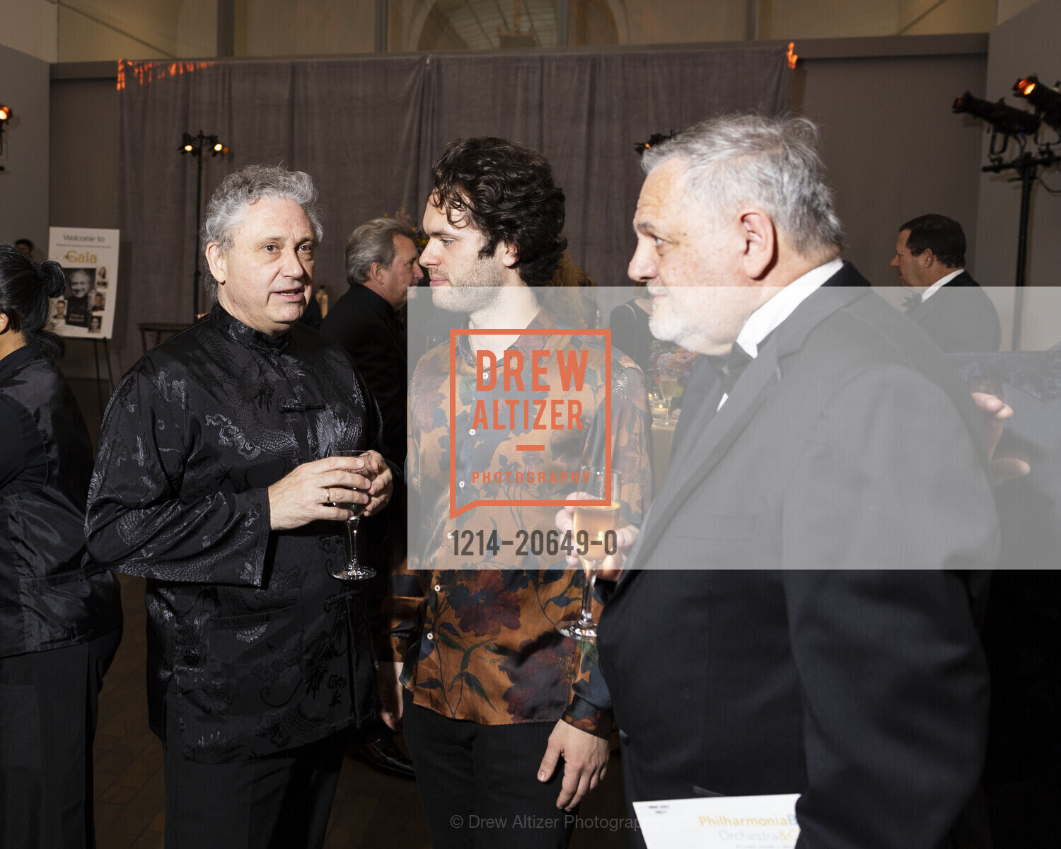 Richard Egarr, David Belkovski, Didier LeGall, Philharmonia Baroque Orchestra's 2022 Gala THIS IS RICHARD, War Memorial Veterans Building. 401 Van Ness Ave, April 4th, 2022, Photo #1214-20649-0 Richard Egarr, David Belkovski, Didier LeGall, Photo #1214-20649-0