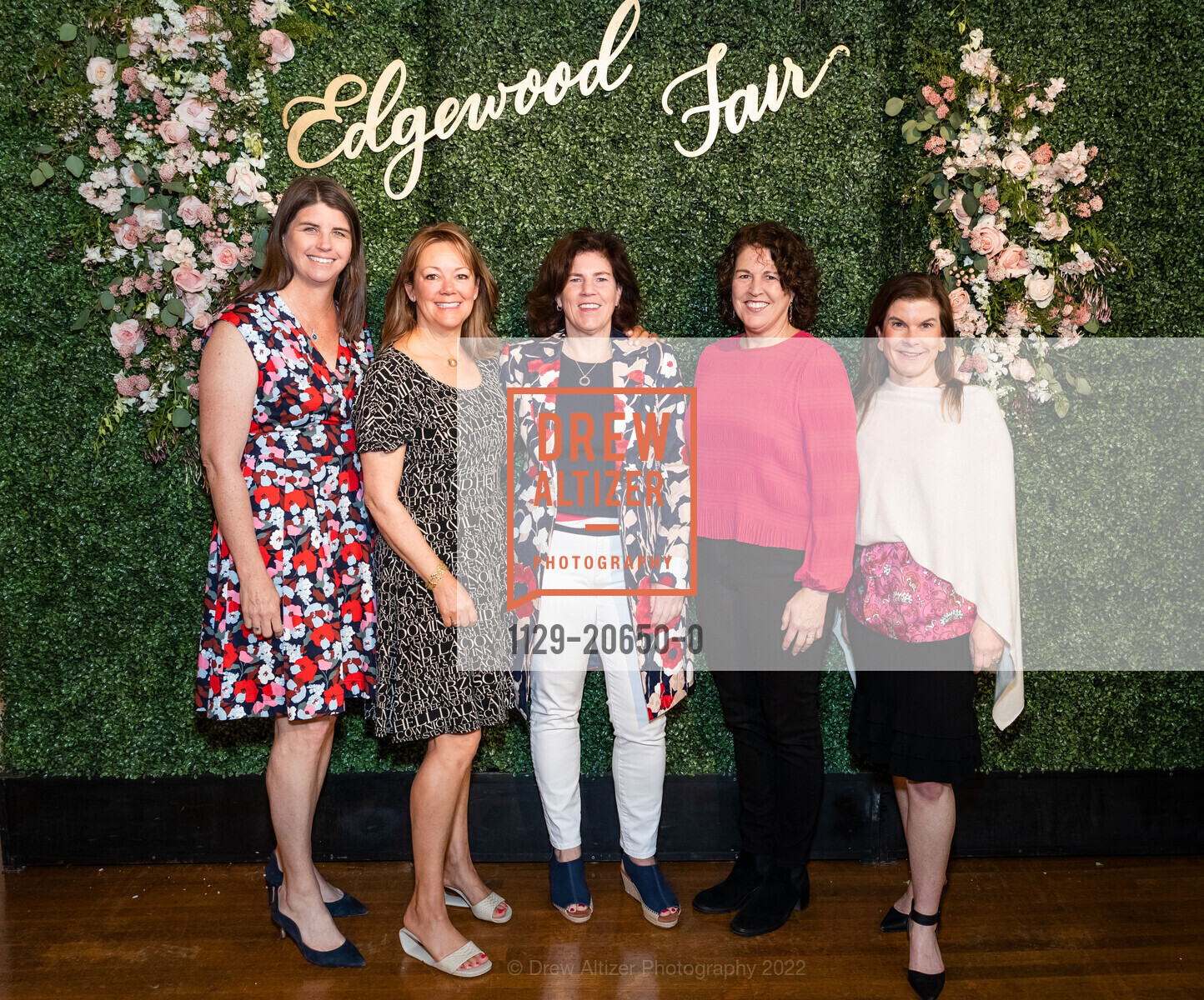 Carrie Ingler, Carolyn McCarty, Joanne Poile, Maureen Poile, Christina Byrd, Edgewood Fair Luncheon, The Olympic Club, April 1st, 2022, Photo #1129-20650-0 Carrie Ingler, Carolyn McCarty, Joanne Poile, Maureen Poile, Christina Byrd, Photo #1129-20650-0