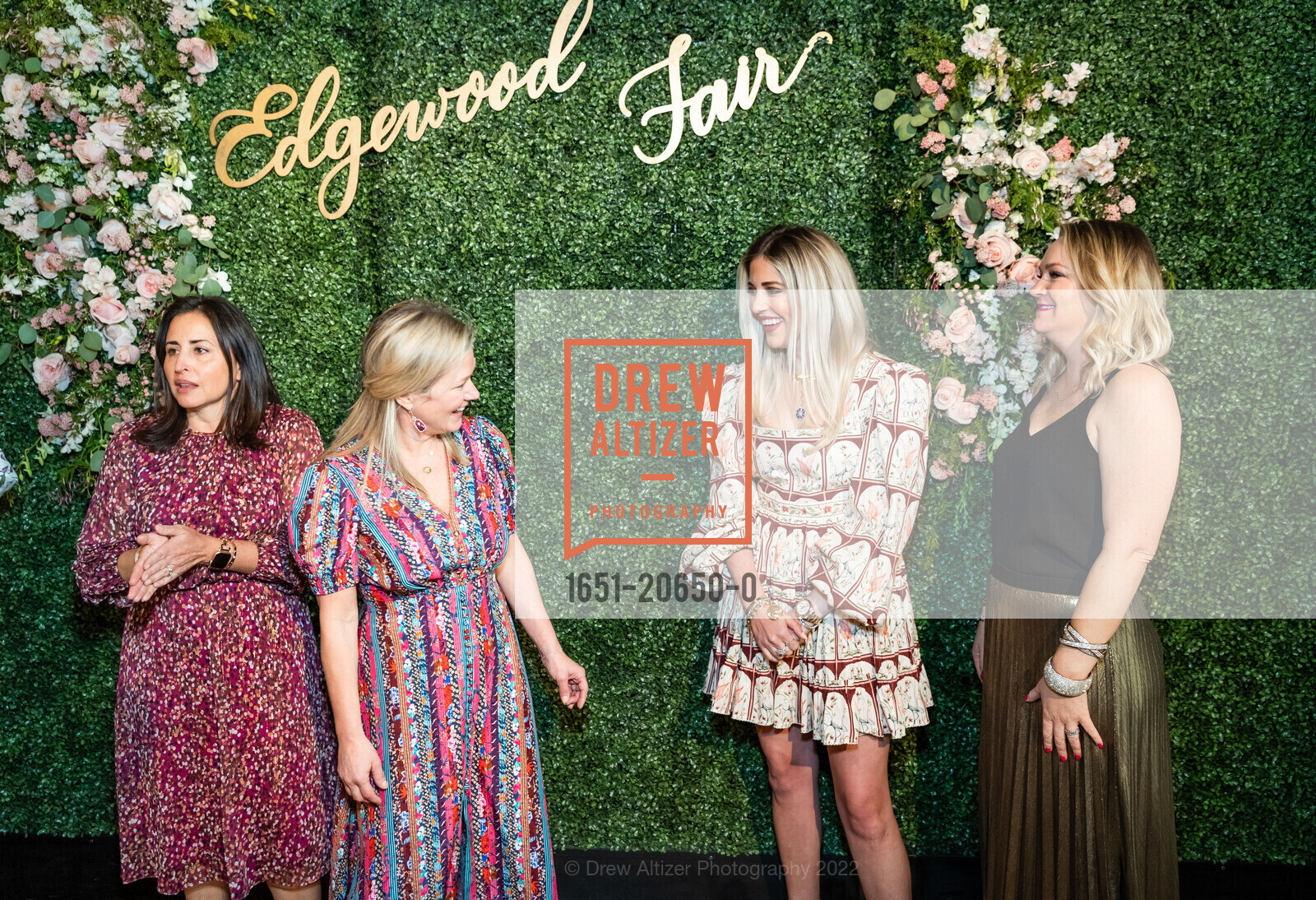 Pamela Hamrick, Allison Homs, Eva Vaz, Melissa Ippolito, Bailey Flynn, Edgewood Fair Luncheon, The Olympic Club, April 1st, 2022, Photo #1651-20650-0 Pamela Hamrick, Allison Homs, Eva Vaz, Melissa Ippolito, Bailey Flynn, Photo #1651-20650-0