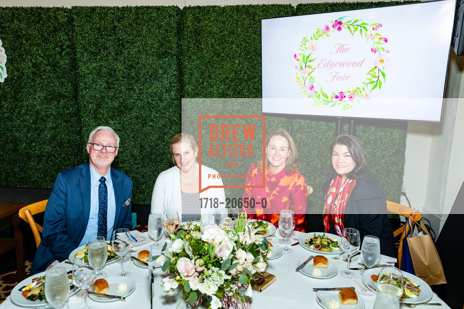 Gregg Biggs, Meg Heinicke, Elizabeth Leep, Patrice Wilbur, Edgewood Fair Luncheon, The Olympic Club, April 1st, 2022, Photo #1718-20650-0 Gregg Biggs, Meg Heinicke, Elizabeth Leep, Patrice Wilbur, Photo #1718-20650-0