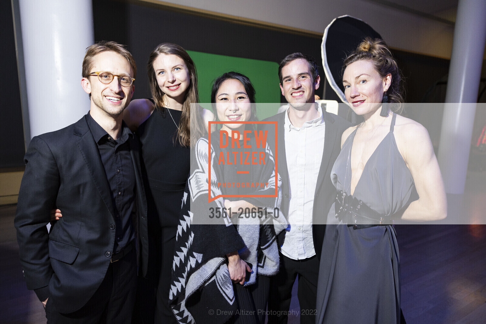 Jack Beuttler, Katherine Newman, Kyo Yohena, Thomas Bowersox, Jamie Lynn Duggan, ODC 50+ Anniversary Gala, Yerba Buena Center for the Arts. 701 Mission St, April 1st, 2022, Photo #3561-20651-0 Jack Beuttler, Katherine Newman, Kyo Yohena, Thomas Bowersox, Jamie Lynn Duggan, Photo #3561-20651-0