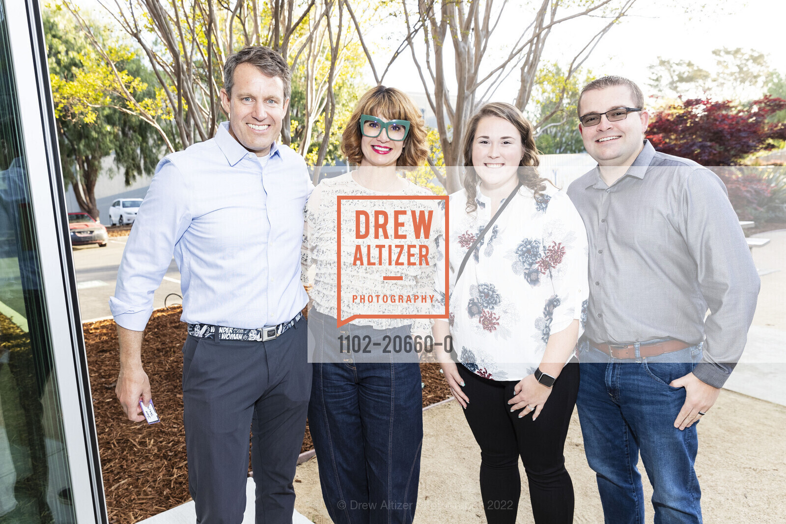 John Tarlton, Jenny Dearborn, Ryan Navarro, Elena McGuire, "Until The Wheels Come Off" film premiere, Menlo Labs. 1605 Adams Drive, April 9th, 2022, Photo #1102-20660-0 John Tarlton, Jenny Dearborn, Ryan Navarro, Elena McGuire, Photo #1102-20660-0