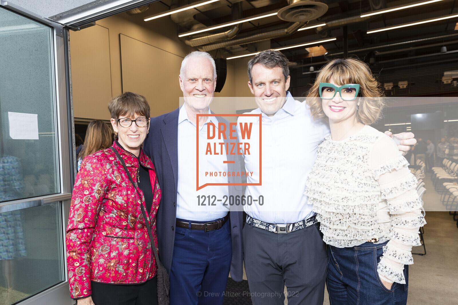 Linda Hibbs, David Johnson, John Tarlton, Jenny Dearborn, "Until The Wheels Come Off" film premiere, Menlo Labs. 1605 Adams Drive, April 9th, 2022, Photo #1212-20660-0 Linda Hibbs, David Johnson, John Tarlton, Jenny Dearborn, Photo #1212-20660-0