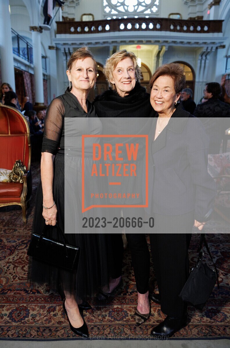 Leslie Winick, Alice Morison, Judy Gough, Opera Parallele’s OVER THE RAINBOW Celebration, Saint Joseph's Arts Society. 1401 Howard St, SF, Photo #2023-20666-0 Leslie Winick, Alice Morison, Judy Gough, Photo #2023-20666-0