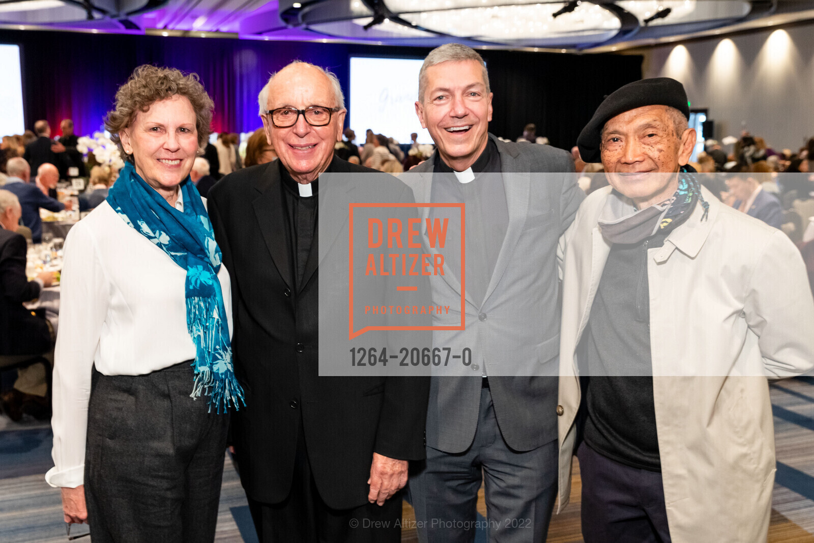 Cecile Ehrman, Charles Gagan, Steve Katsouros, ICA Cristo Rey Academy Annual Business Lunch, Hyatt Regency San Francisco. 5 Embarcadero Ctr, April 13th, 2022, Photo #1264-20667-0 Cecile Ehrman, Charles Gagan, Steve Katsouros, Photo #1264-20667-0