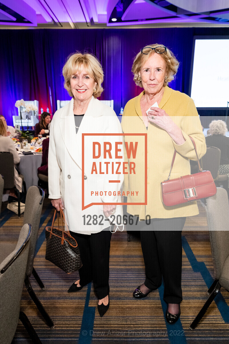 Jan Buckley, Helen Hughes, ICA Cristo Rey Academy Annual Business Lunch, Hyatt Regency San Francisco. 5 Embarcadero Ctr, April 13th, 2022, Photo #1282-20667-0 Jan Buckley, Helen Hughes, Photo #1282-20667-0