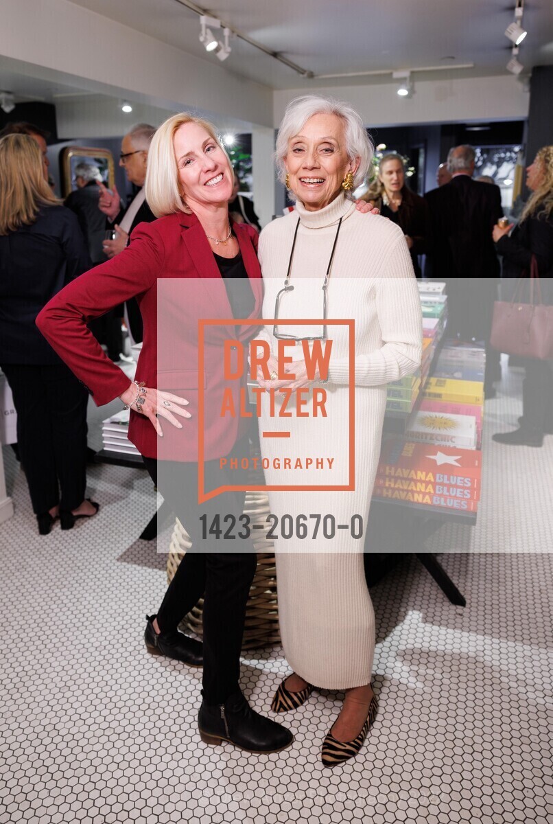 Marjorie Qualey, Penny Rozis, Hudson Grace Hosts Book Signing for INVENTING THE CALIFORNIA LOOK By Fred Lyon and Philip E Meza, Hudson Grace. 3350 Sacramento St, San Francisco, CA 94118, April 12th, 2022, Photo #1423-20670-0 Marjorie Qualey, Penny Rozis, Photo #1423-20670-0