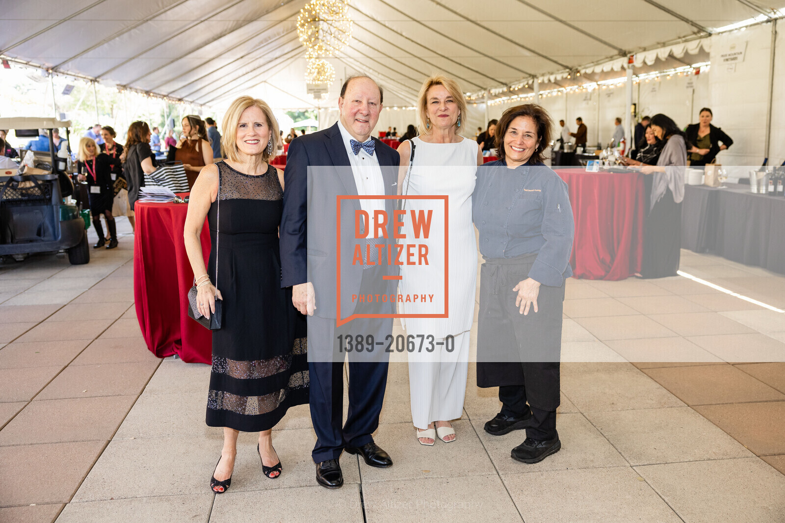 Ann Elias, Sid Sall, Nancy Dow Moody, Heidi Krahling, Great Chefs & Wineries Benefiting LIFEHOUSE, Peacock Gap Clubhouse. 333 Biscayne Dr, Photo #1389-20673-0 Ann Elias, Sid Sall, Nancy Dow Moody, Heidi Krahling, Photo #1389-20673-0