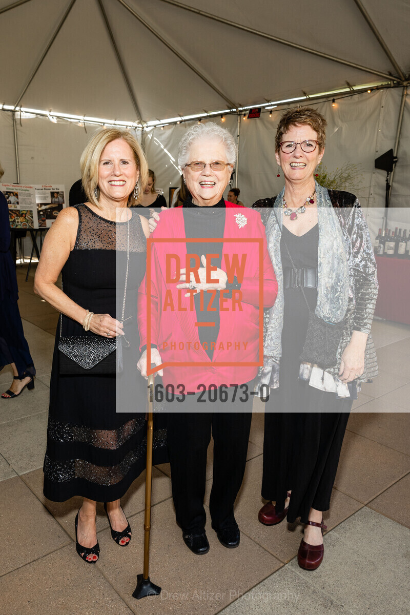 Ann Elias, Marian Brannan, Carol Sullivan, Great Chefs & Wineries Benefiting LIFEHOUSE, Peacock Gap Clubhouse. 333 Biscayne Dr, Photo #1603-20673-0 Ann Elias, Marian Brannan, Carol Sullivan, Photo #1603-20673-0