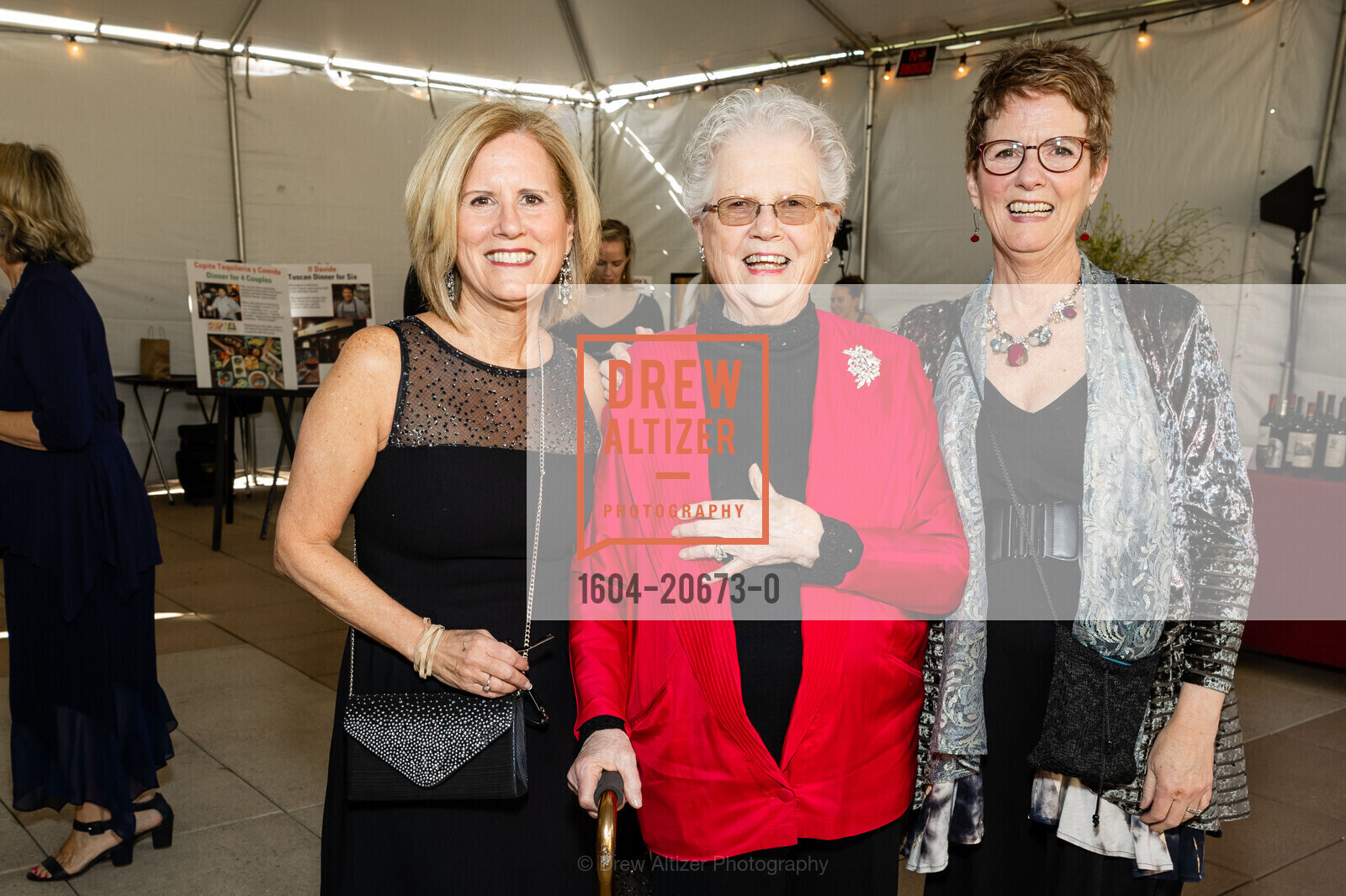 Ann Elias, Marian Brannan, Carol Sullivan, Great Chefs & Wineries Benefiting LIFEHOUSE, Peacock Gap Clubhouse. 333 Biscayne Dr, Photo #1604-20673-0 Ann Elias, Marian Brannan, Carol Sullivan, Photo #1604-20673-0