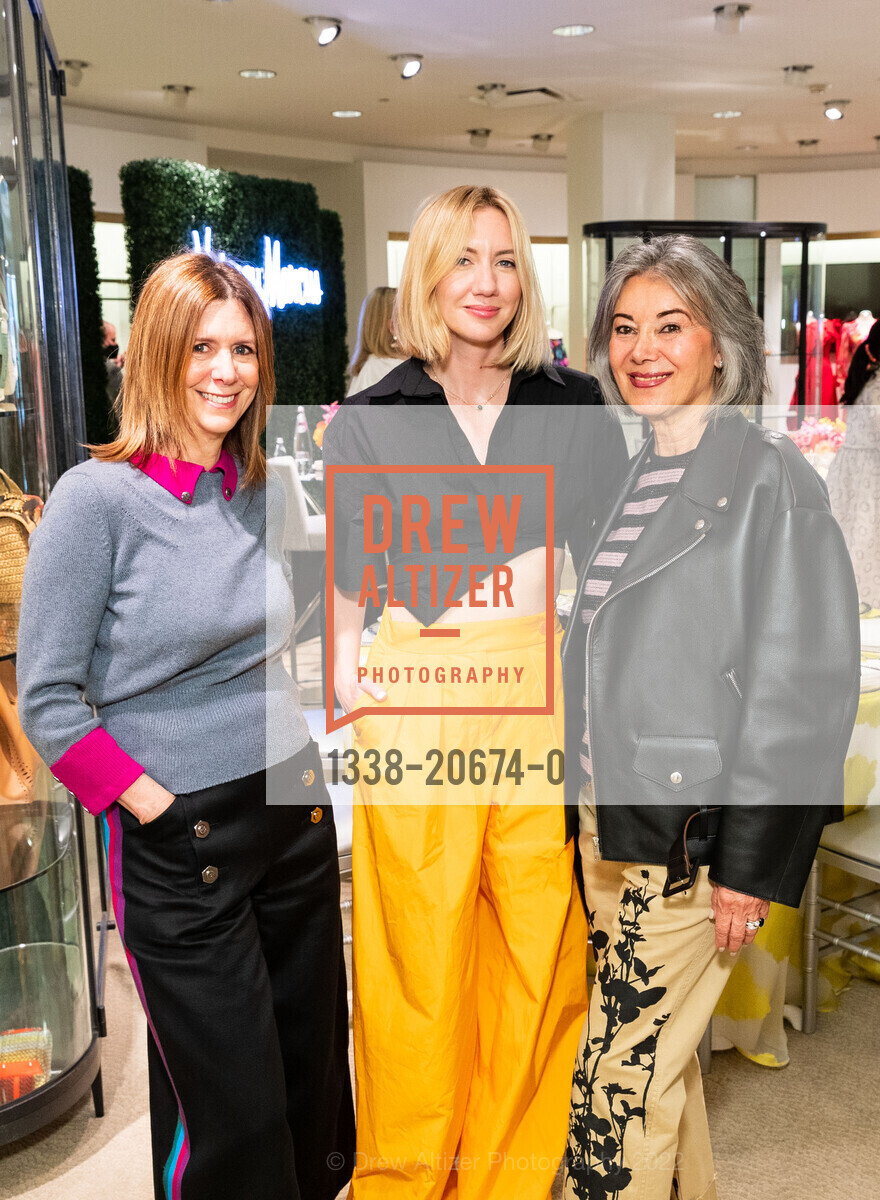 Donna Berg, Lisa Aiken, Nafiseh Lindberg, Neiman Marcus hosts Lisa Aiken Luncheon and Fashion Show, Neiman Marcus, Designer Apparel - Level 3. 150 Stockton St, April 21st, 2022, Photo #1338-20674-0 Donna Berg, Lisa Aiken, Nafiseh Lindberg, Photo #1338-20674-0