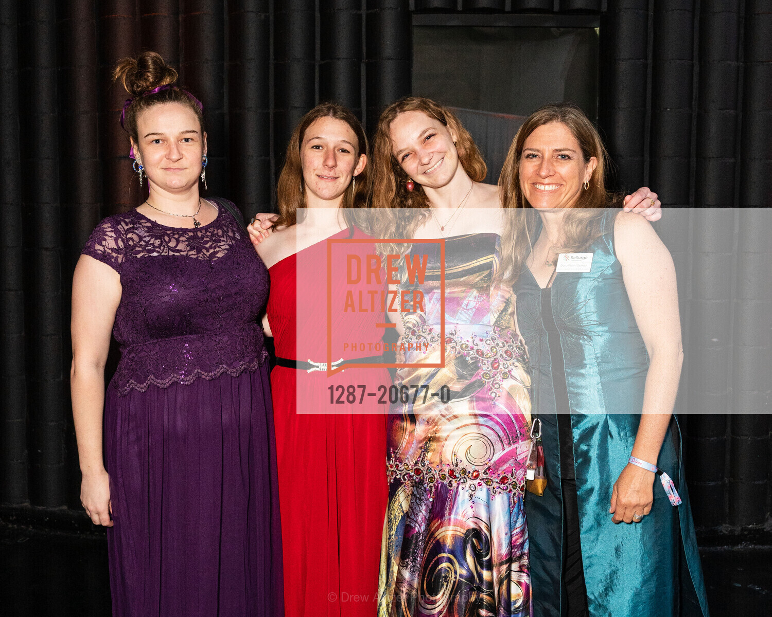 Dale Anderson, Tess Anderson, Paige Anderson, Dora Rusin-Gomez, ReSurge Transformations Gala, Palace of Fine Arts. 3601 Lyon St, Photo #1287-20677-0 Dale Anderson, Tess Anderson, Paige Anderson, Dora Rusin-Gomez, Photo #1287-20677-0