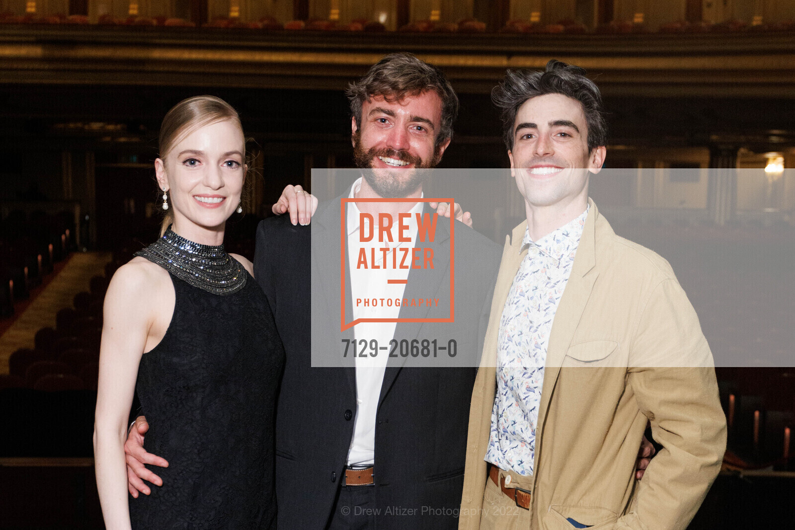 Sasha De Sola, Britt Day, Joseph Walsh, SF Ballet Celebration of Helgi Tomasson, San Francisco War Memorial and Performing Arts Center. 301 Van Ness Ave San Francisco, April 24th, 2022, Photo #7129-20681-0 Sasha De Sola, Britt Day, Joseph Walsh, Photo #7129-20681-0