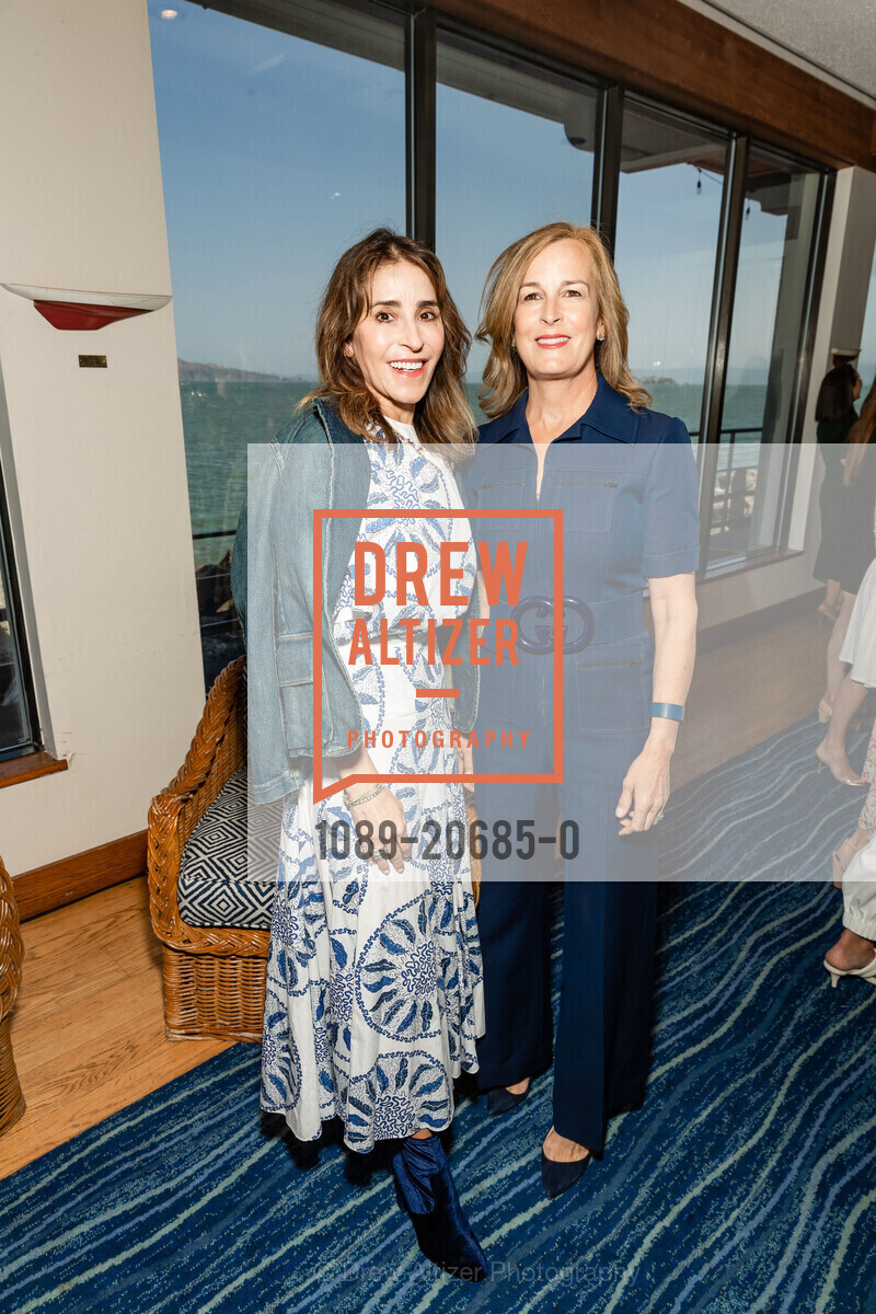 Katherine Simon, Linda Coates, Children of Shelters Luncheon, St. Francis Yacht Club. 99 Yacht Rd, Photo #1089-20685-0 Katherine Simon, Linda Coates, Photo #1089-20685-0
